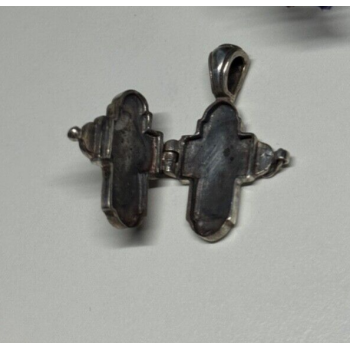 925 Sterling Silver Cross Length 27 Mm