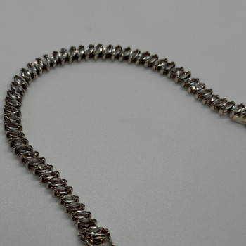 925 Sterling Silver Tourmalines Bracelet