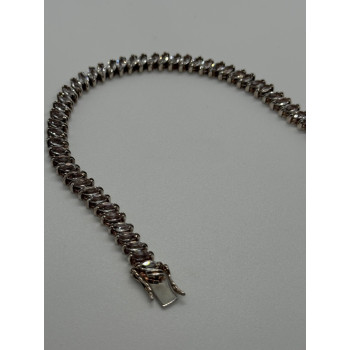 925 STERLING SILVER TOURMALINES BRACELET