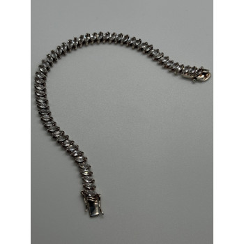 925 STERLING SILVER TOURMALINES BRACELET