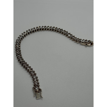 925 STERLING SILVER TOURMALINES BRACELET