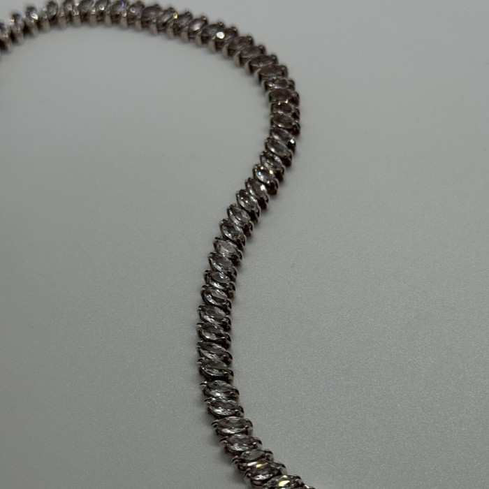 925 Sterling Silver Tourmalines Bracelet