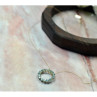 10K Yellow Gold Topaz Chain With Pendant