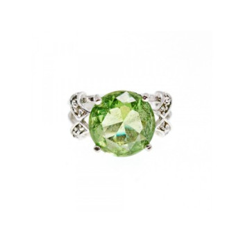 925 Sterling Silver CZ Ring Size 7