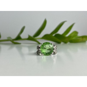 925 Sterling Silver CZ Ring Size 7