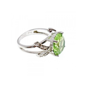 925 Sterling Silver CZ Ring Size 7