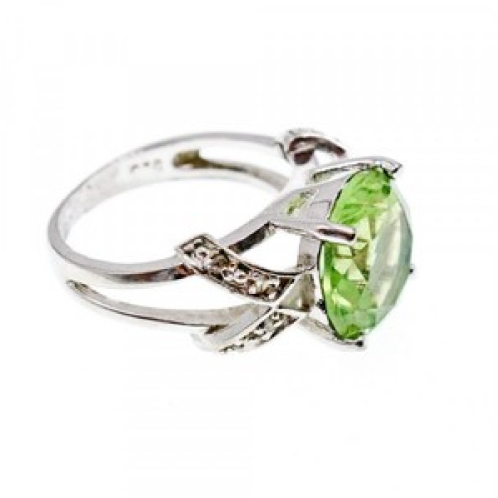 925 Sterling Silver CZ Ring Size 7