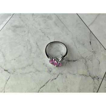 925 Sterling Silver Pink Topaz 