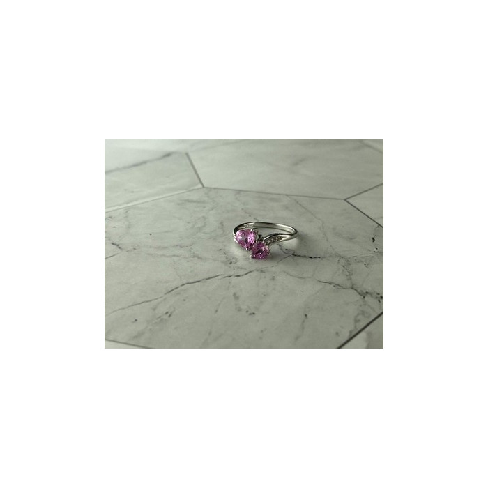 925 Sterling Silver Pink Topaz 