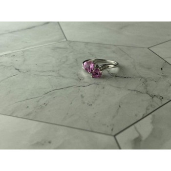 925 Sterling Silver Pink Topaz 