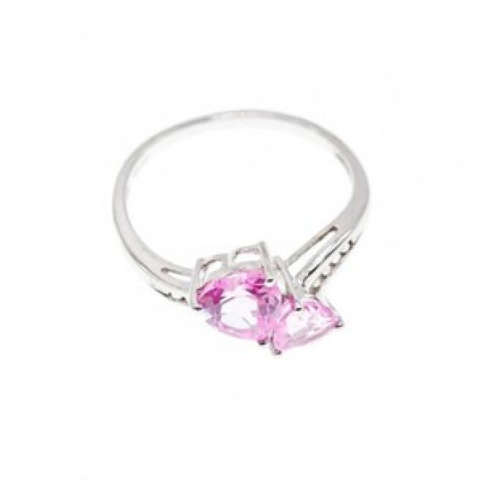 925 Sterling Silver Pink Topaz 