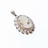 925 Sterling Silver Shell Cameo Pendant