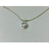 925 Sterling Silver CZ Chain with Pendant 925 Italy