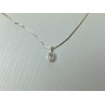 925 Sterling Silver CZ Chain with Pendant 925 Italy