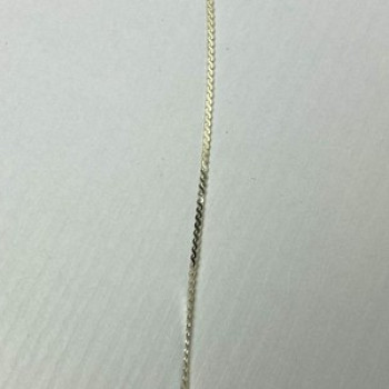 925 Sterling Silver CZ Chain With Pendant 925 Italy