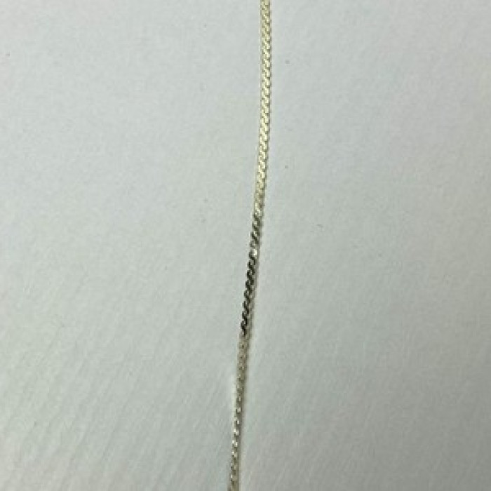 925 Sterling Silver CZ Chain With Pendant 925 Italy