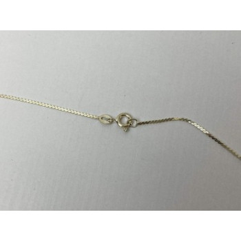 925 Sterling Silver CZ Chain with Pendant 925 Italy
