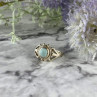 925 Sterling Silver Turquoise Ring Size 9.5
