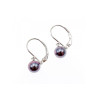 14K WHITE GOLD PEARLS & DIAMONDS EARRINGS