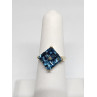 10K YELLOW GOLD & TOPAZ RING  SIZE 5