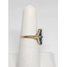 10K YELLOW GOLD & TOPAZ RING  SIZE 5