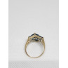 10K YELLOW GOLD & TOPAZ RING  SIZE 5