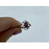 925 Sterling Silver Almandine Ring Size 5.5