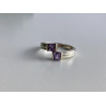925 Sterling Silver Iolite Ring Size 7