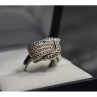 925 Sterling Silver Marcasites Ring Size 5.5