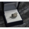 925 Sterling Silver Marcasites Ring Size 5.5