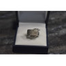 925 Sterling Silver Marcasites Ring Size 5.5