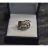 925 Sterling Silver Marcasites Ring Size 5.5