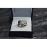 925 Sterling Silver Marcasites Ring Size 5.5