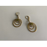 925 Sterling Silver Gold Plated Peridot Earrings