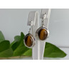 925 Sterling Silver Tiger's Eye Earrings