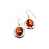 925 Sterling Silver Tiger's Eye Earrings