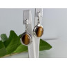 925 Sterling Silver Tiger's Eye Earrings