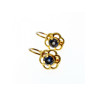 18K YELLOW GOLD BLUE SPINEL 