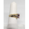 10K YELLOW GOLD & MORGANITE RING  SIZE 5