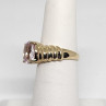 10K Yellow Gold & Morganite Ring Size 5