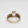10K Yellow Gold & Morganite Ring Size 5