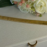 Elegant 925 Sterling Silver V Italy Gold Plated Bracelet Length 7 Inch