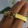 Elegant 925 Sterling Silver V Italy Gold Plated Bracelet Length 7 Inch
