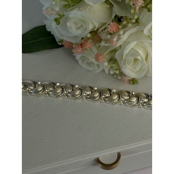 Elegant 925 Sterling Silver Bracelet Length 7.5 Inch