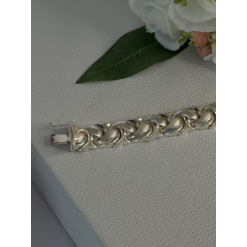 Elegant 925 Sterling Silver Bracelet Length 7.5 Inch