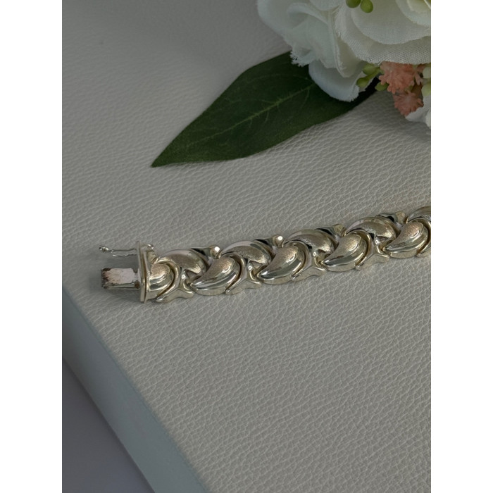 Elegant 925 Sterling Silver Bracelet Length 7.5 Inch