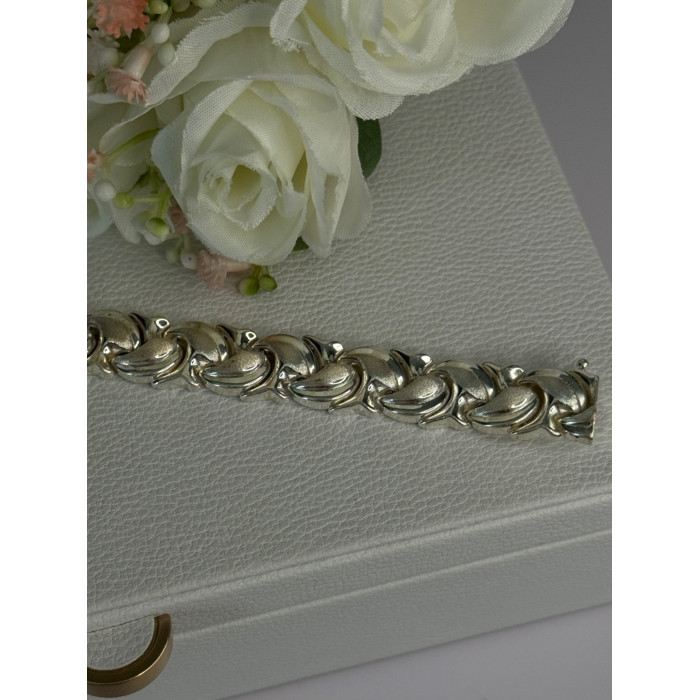 Elegant 925 Sterling Silver Bracelet Length 7.5 Inch