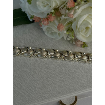 Elegant 925 Sterling Silver Bracelet Length 7.5 Inch