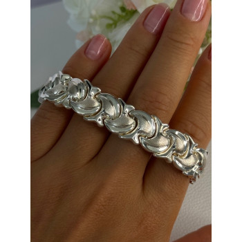 Elegant 925 Sterling Silver Bracelet Length 7.5 Inch