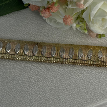 Italy Milor 925 Sterling Silver Gold Plated Bracelet Length 7.5 Inch
